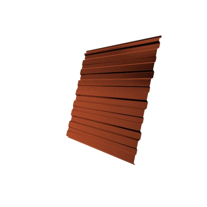 Профнастил C10 200х0.5 Окрашенный RAL 8004